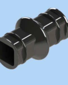 EXPANSION CONNECTOR W/O CRIMP RINGS,STANDARD PIPE 22mmX22mm